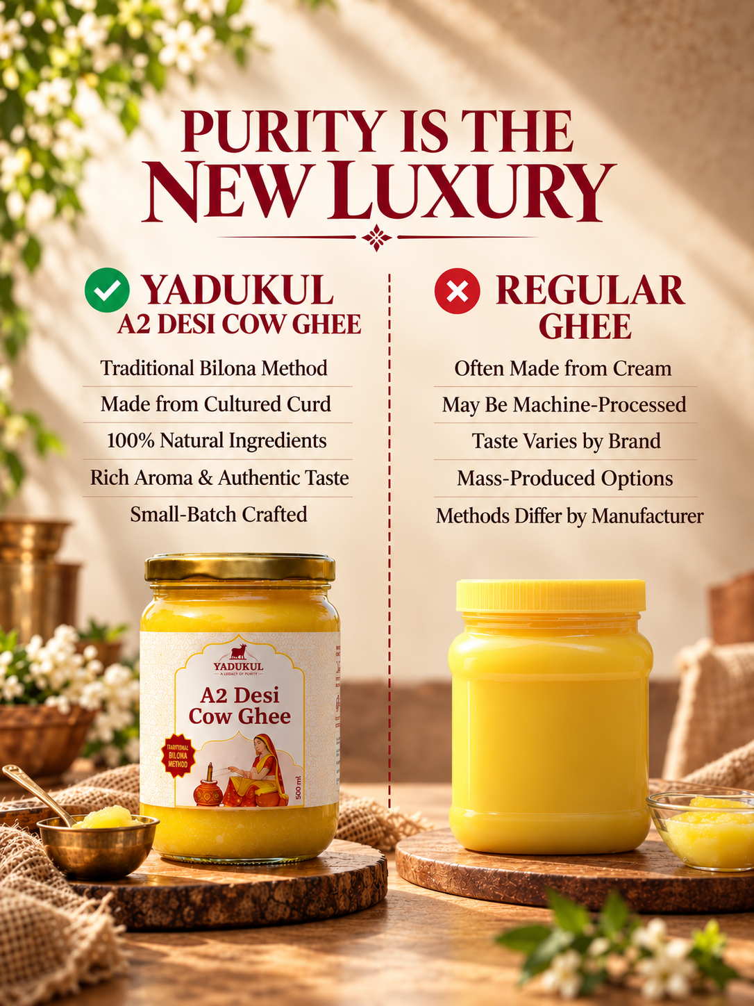 A2 DESI COW GHEE – Yadukul Foods